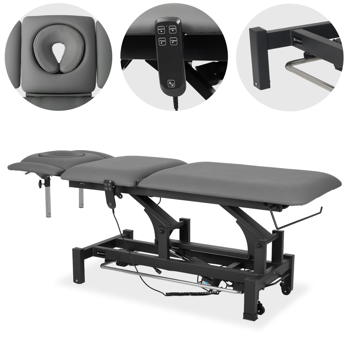 Elektrische Massagetafel Fortis 5 Ergo | 5-Segmenten | Handbediening Bedieningsframe | 3 Jaar Garantie
