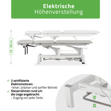 Massageliege Elektrisch Fortis 5 Ergo | 5-Segmente | Handfernbedienung Steuerrahmen | 3 Jahre Garantie