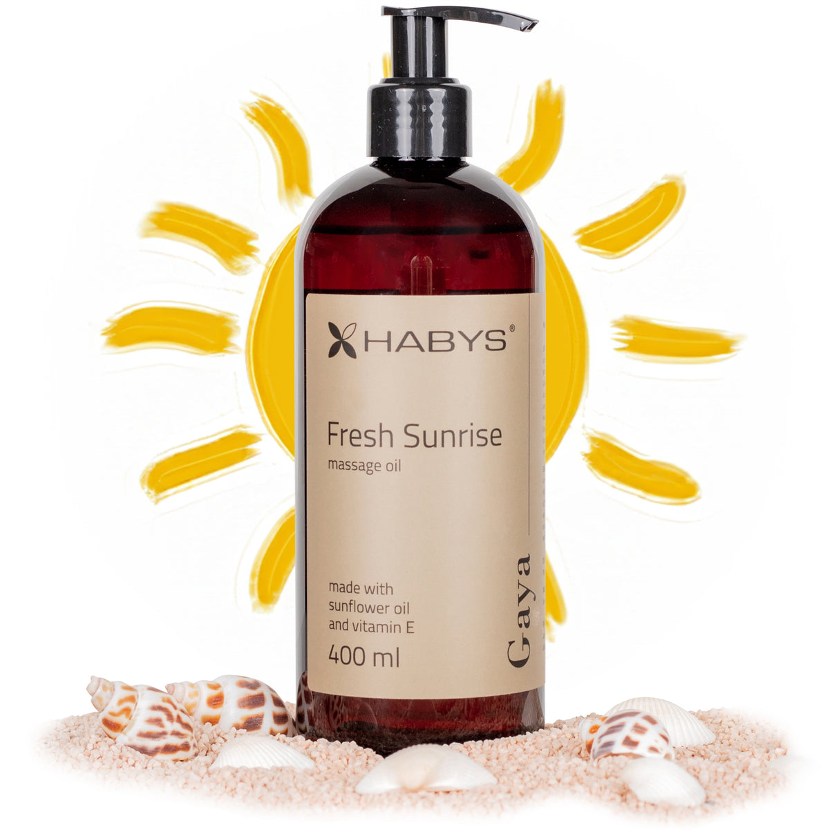 Massageöl Gaya Fresh Sunrise, 400 ml