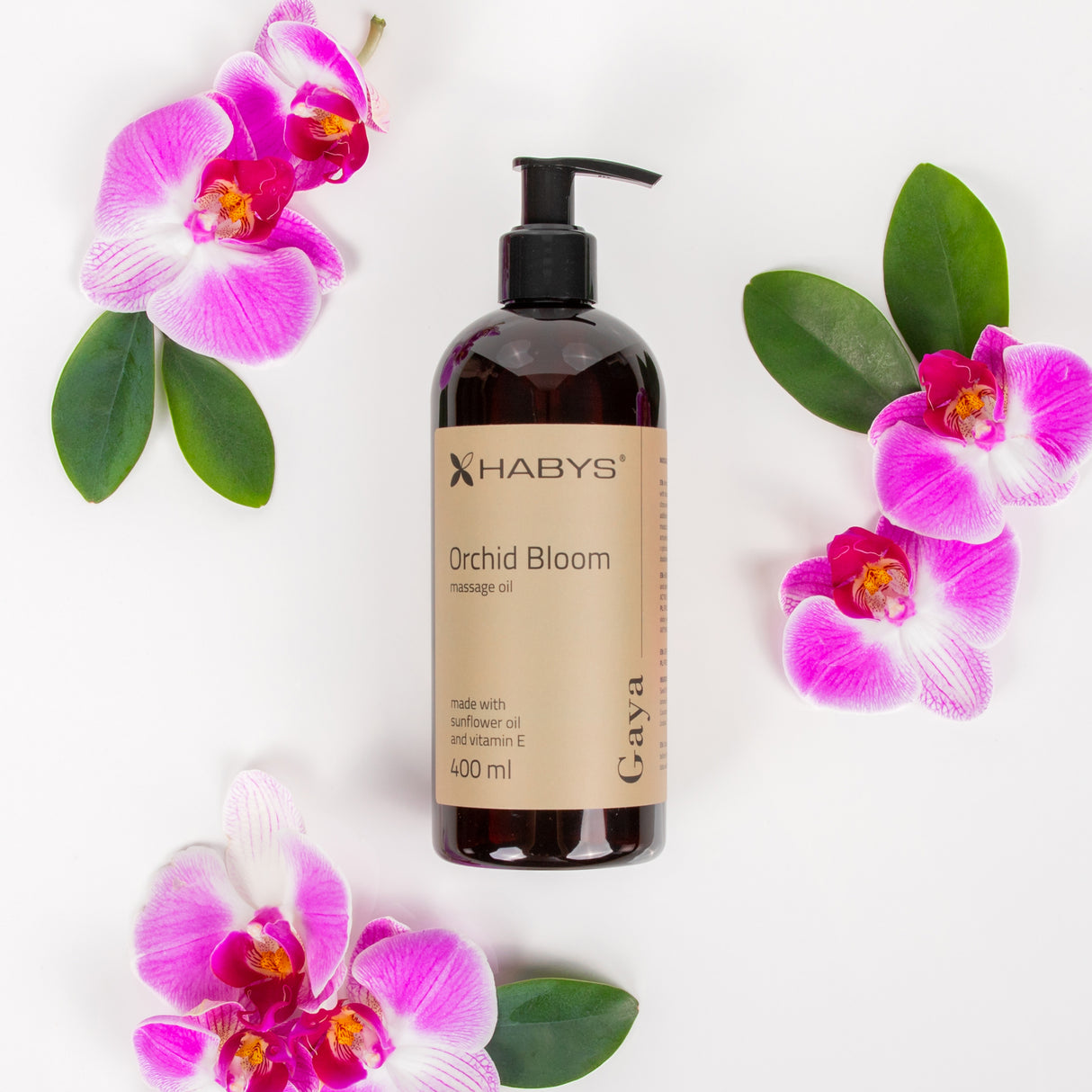 Massageöl Gaya Orchid Bloom, 400 ml