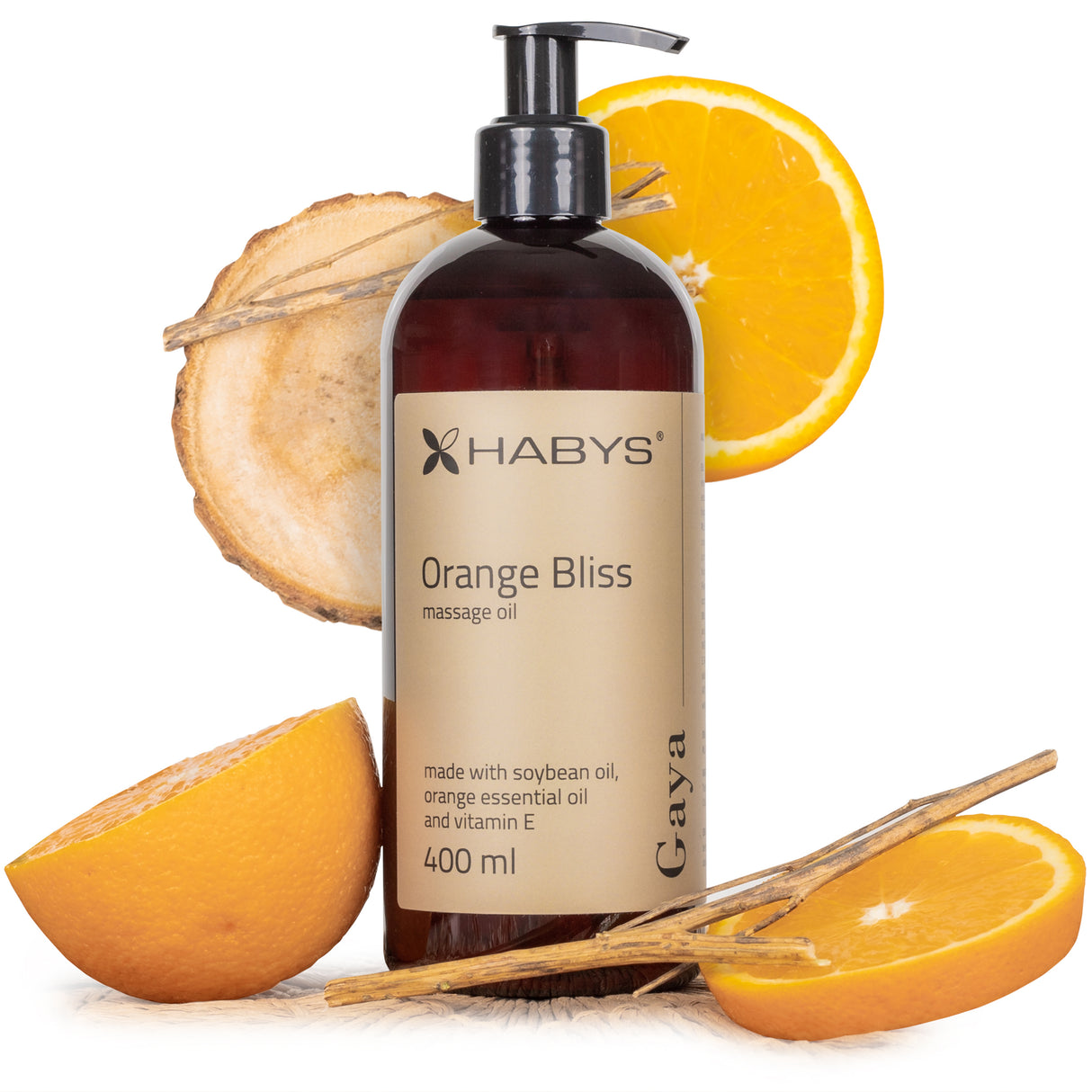 Massageöl Gaya, Orange Bliss, 400 ml