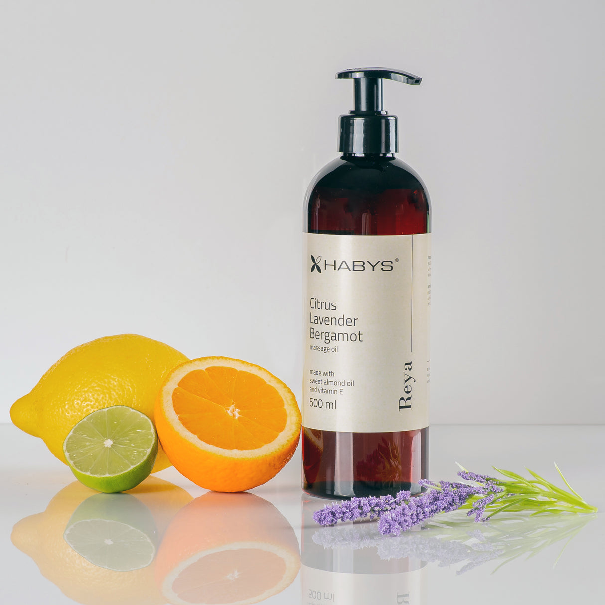 Massageöl Reya Citrus Lavender Bergamot Habys