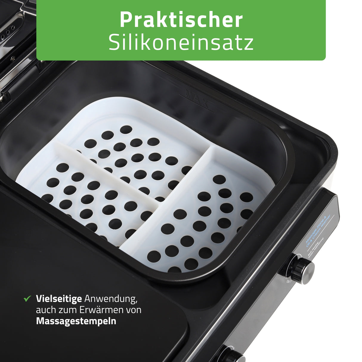 Multifunktionales Hot-Stone-Wärmegerät | für Massagesteine und Öle