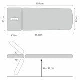 Elektrische Massagetafel Agila 2 2-Segmenten