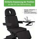 Kosmetikliege Elektrisch Tavia | Kosmetiksessel mit elektrischer Verstellung | Handfernbedienung | 3 Jahre Garantie