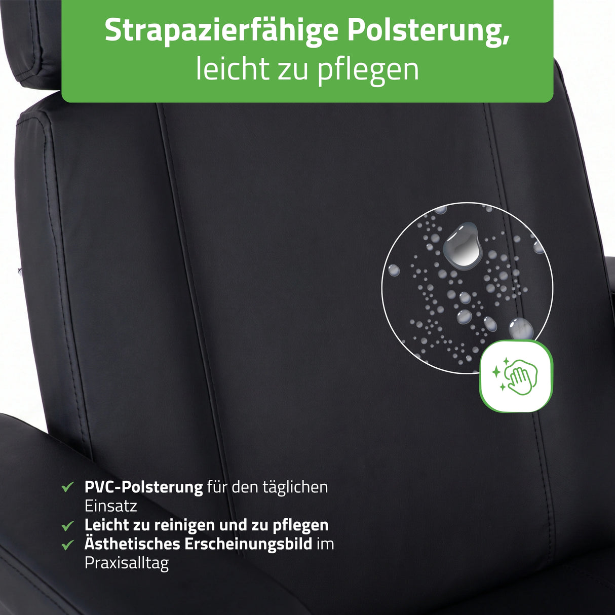 Kosmetikliege Elektrisch Tavia | Kosmetiksessel mit elektrischer Verstellung | Handfernbedienung | 3 Jahre Garantie