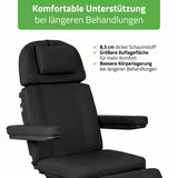 Kosmetikliege Elektrisch Tavia | Kosmetiksessel mit elektrischer Verstellung | Handfernbedienung | 3 Jahre Garantie