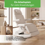 Kosmetikliege Elektrisch Tavia | Kosmetiksessel mit elektrischer Verstellung | Handfernbedienung | 3 Jahre Garantie