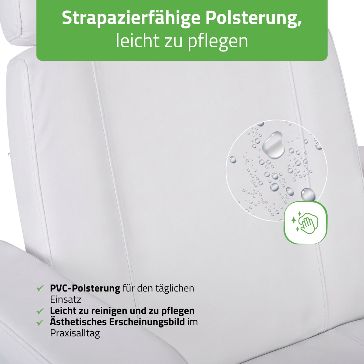 Elektrische Cosmetische Behandelstoel Tavia | Cosmetische Stoel met Elektrische Verstelling | Handbediening | 3 Jaar Garantie