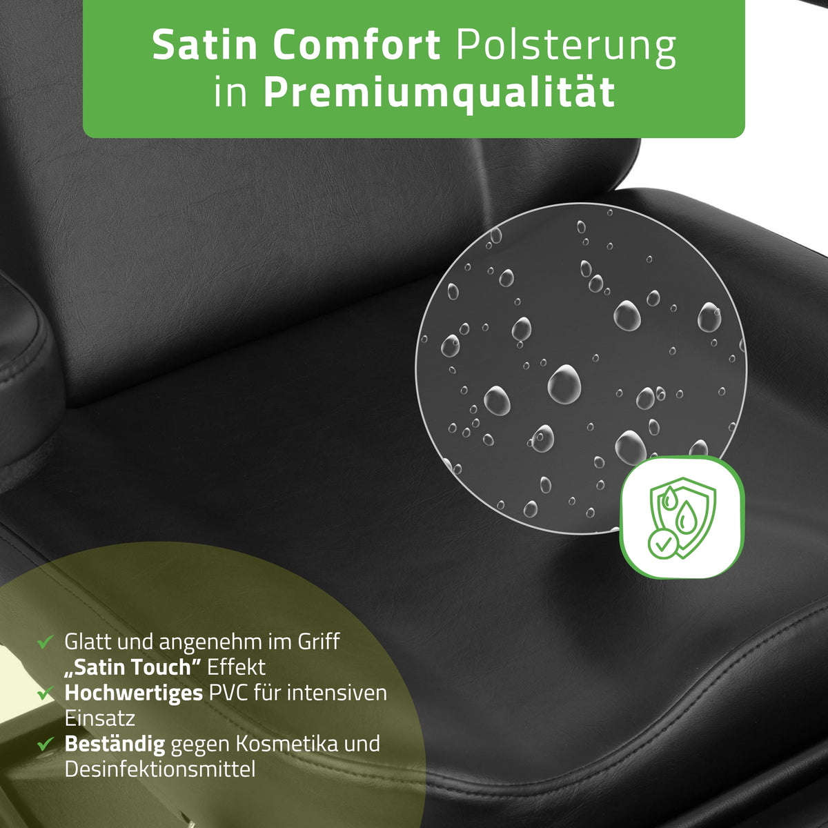Behandelstoel Elektrisch | Elara PRO 4 | Cosmetische stoel met elektrische verstelling | Bedieningsframe | 3 Motoren
