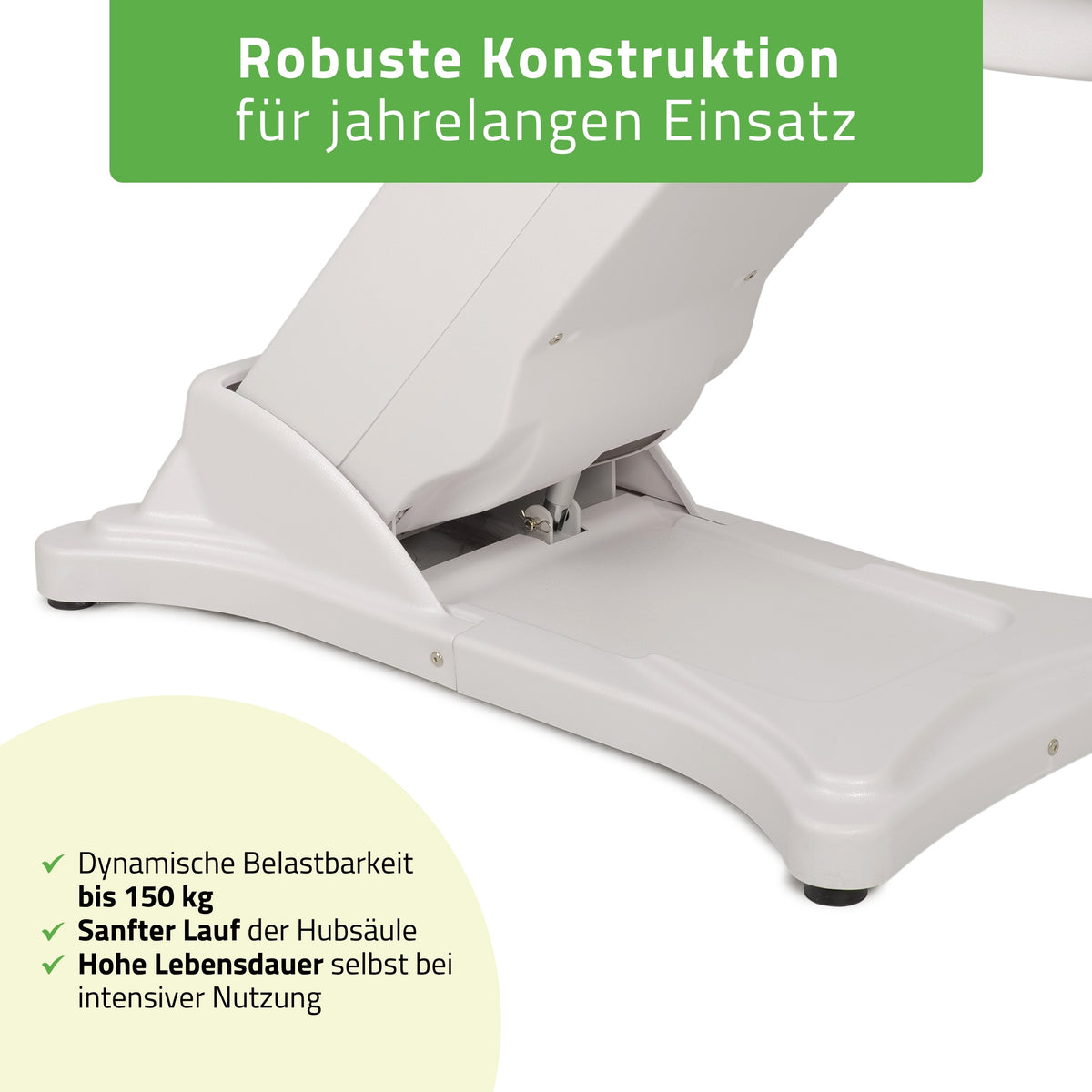 Behandelstoel Elektrisch | Elara PRO 4 | Cosmetische stoel met elektrische verstelling | Bedieningsframe | 3 Motoren
