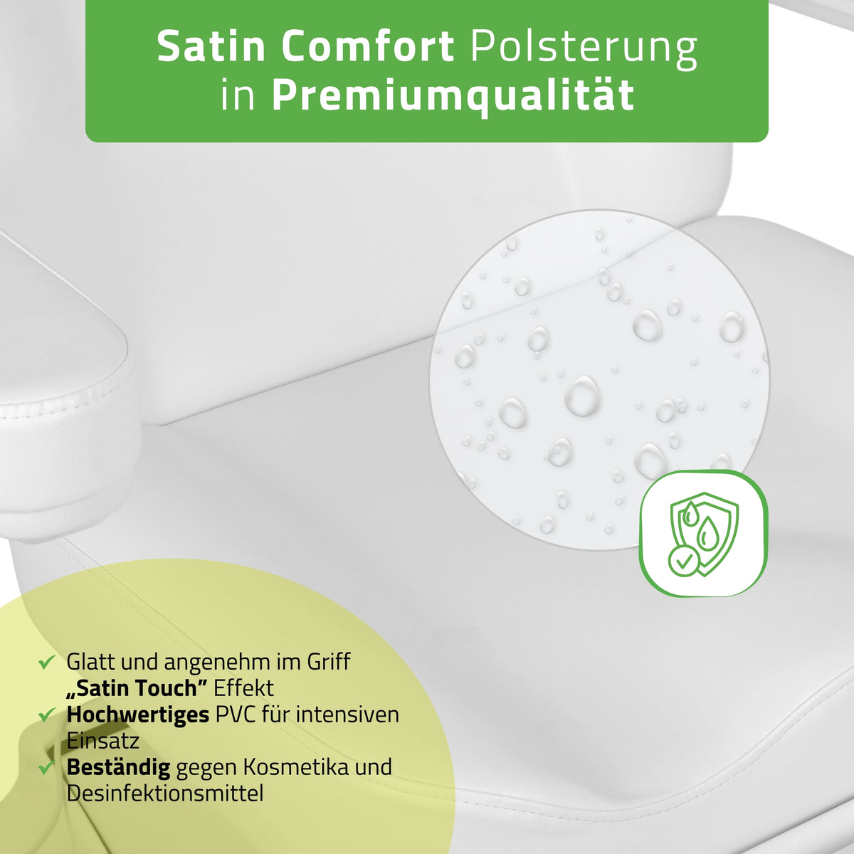 Behandelstoel Elektrisch | Elara PRO 4 | Cosmetische stoel met elektrische verstelling | Bedieningsframe | 3 Motoren