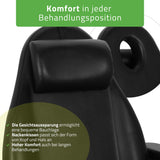 Kosmetikliege Elektrisch | Elara PRO 6P | Kosmetiksessel mit elektrischer Verstellung | Handfernbedienung | 2 - Motoren