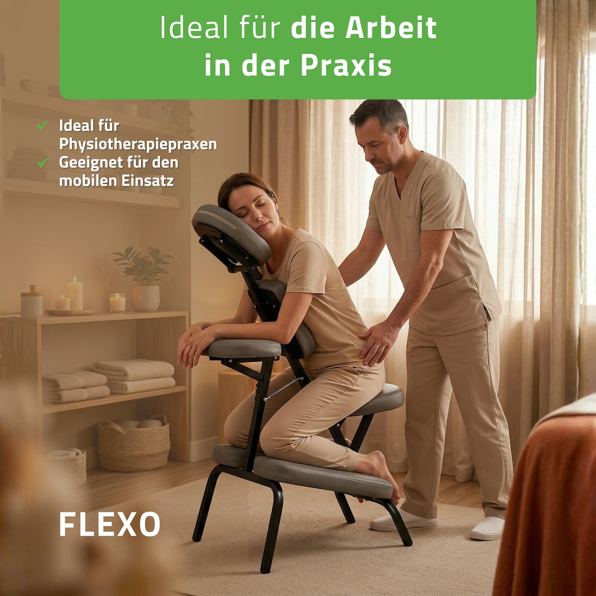 Mobiler Massagestuhl Flexo