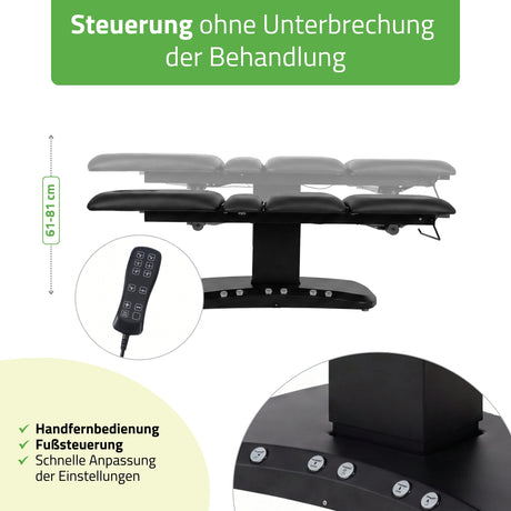 Kosmetikliege Elektrisch mit Heizung | Serenity Ergo 4 | für Massage und SPA Anwendungen | 3 Jahre Garantie