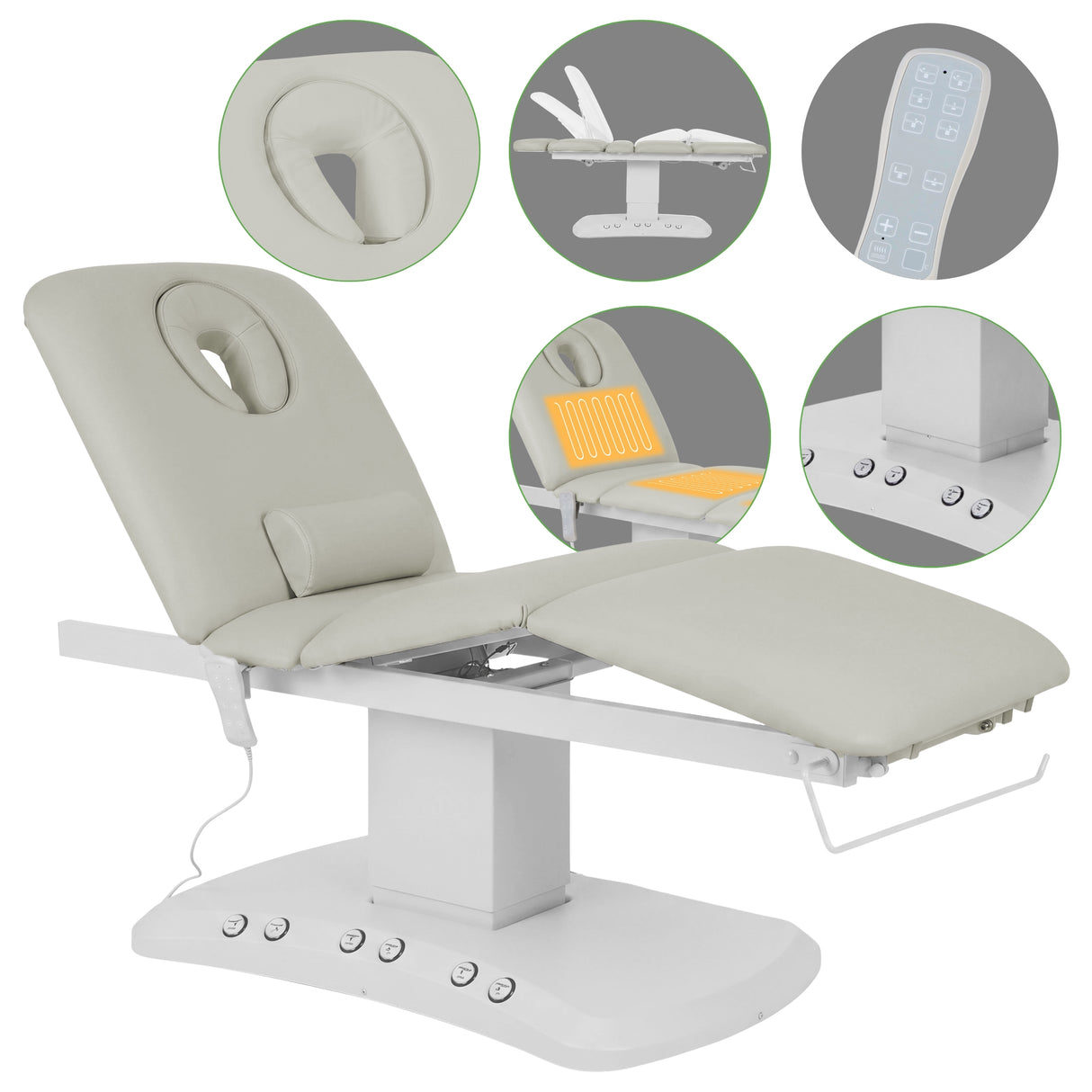 Kosmetikliege Elektrisch mit Heizung | Serenity Ergo 4 | für Massage und SPA Anwendungen | 3 Jahre Garantie