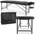 Inklapbare massagetafel Rico | Zwart