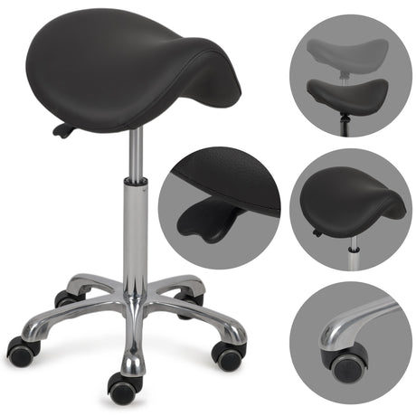 Ergonomische Zadelkruk Alma Grijs