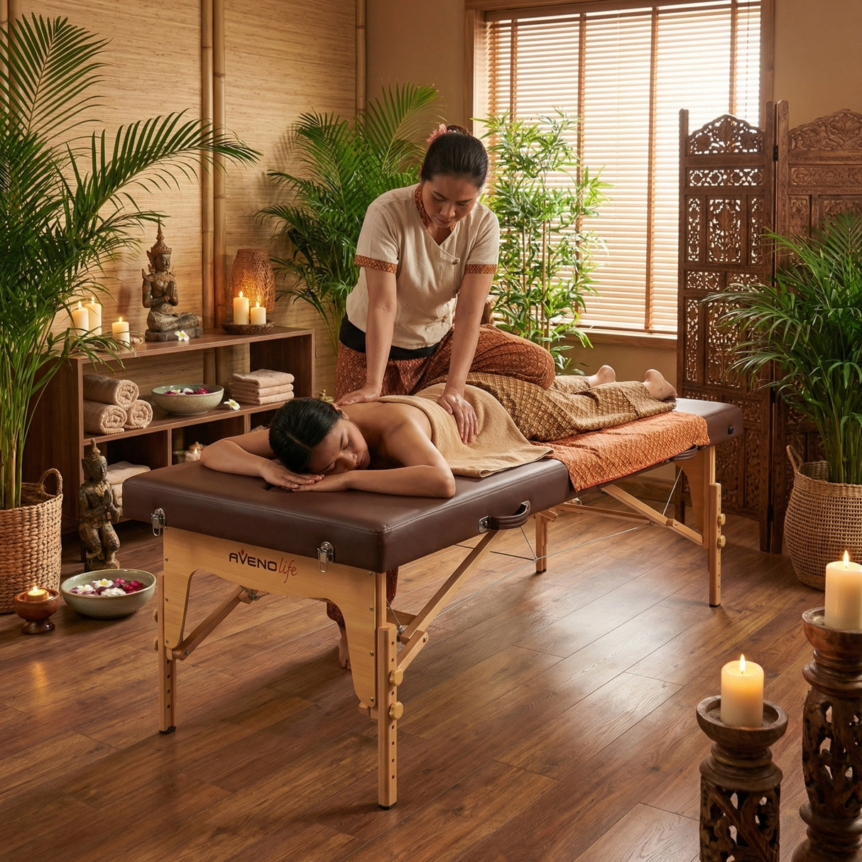 Massageliege Klappbar NIRO | Thaimassageliege 80 cm