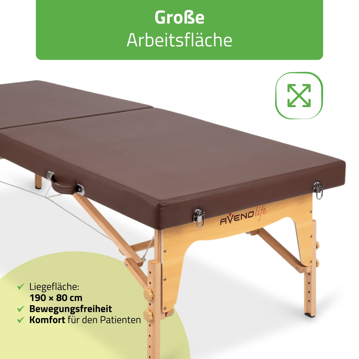 Massageliege Klappbar NIRO | Thaimassageliege 80 cm