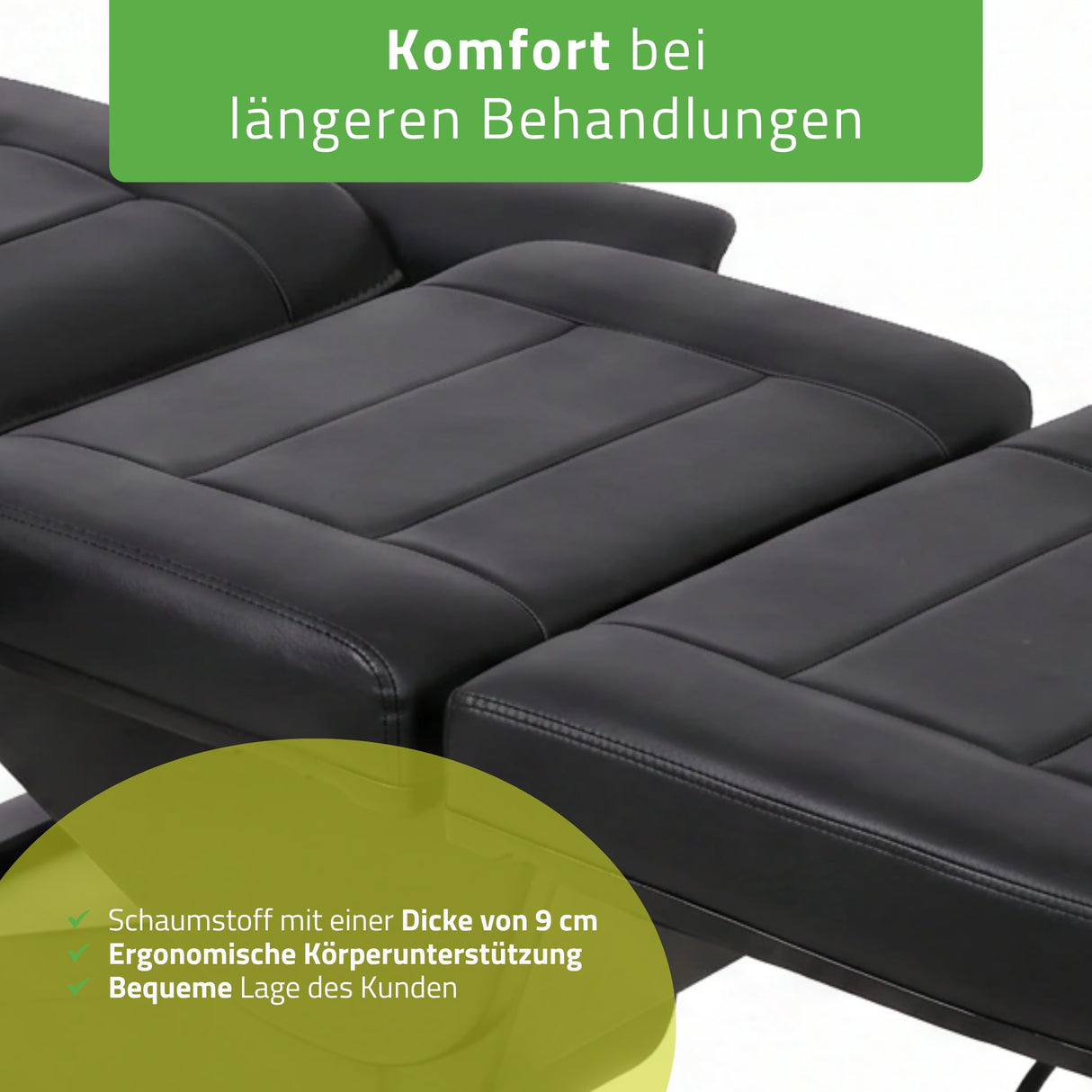 Kosmetikliege Elektrisch | Velora PRO 4 | Kosmetiksessel mit elektrischer Verstellung | Handfernbedienung | 4 - Motoren | 3 Jahre Garantie