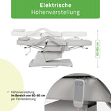 Kosmetikliege Elektrisch Laris | Kosmetiksessel mit elektrischer Verstellung | 1 Motor, Handfernbedienung | 3 Jahre Garantie