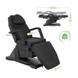 Kosmetikliege Elektrisch Laris | Kosmetiksessel mit elektrischer Verstellung | 1 Motor, Handfernbedienung | 3 Jahre Garantie