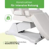 Kosmetikliege Elektrisch Laris | Kosmetiksessel mit elektrischer Verstellung | 1 Motor, Handfernbedienung | 3 Jahre Garantie