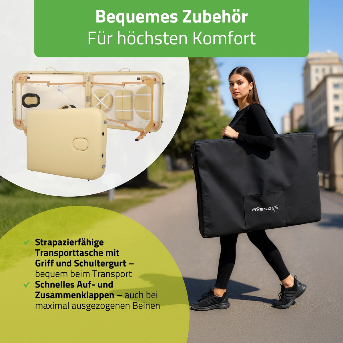 Massagetafel Inklapbaar Sofia Light | Cosmetische Massagetafel 