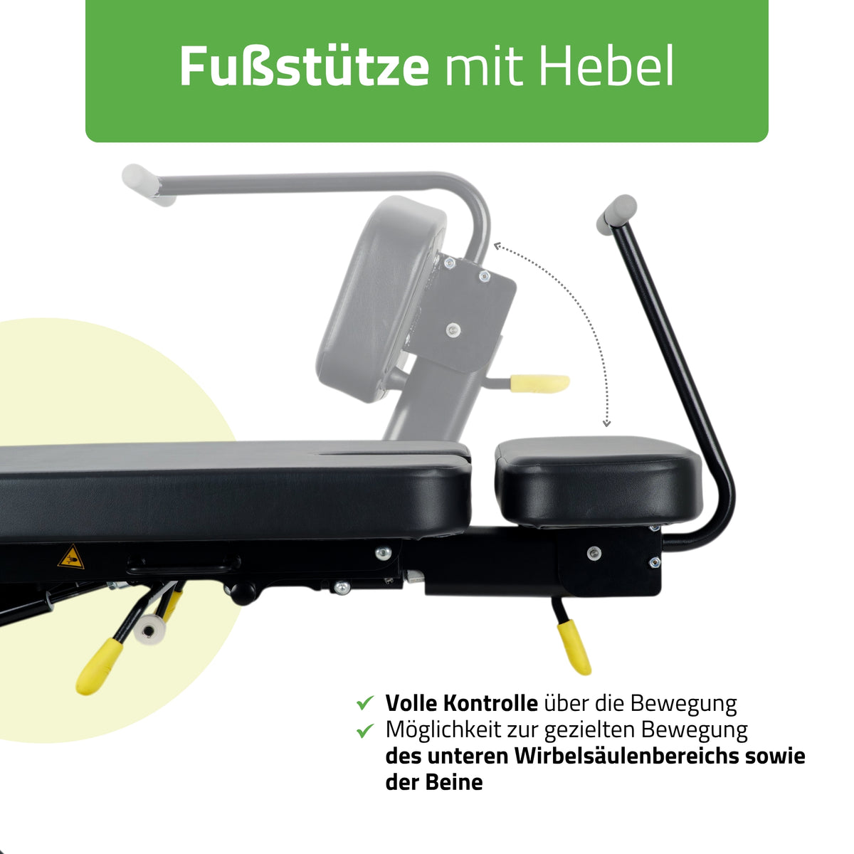 Chiropraktikerliege Elektrisch Therapieliegen Evero Upright Chiro Z7 | Steuerrahmen