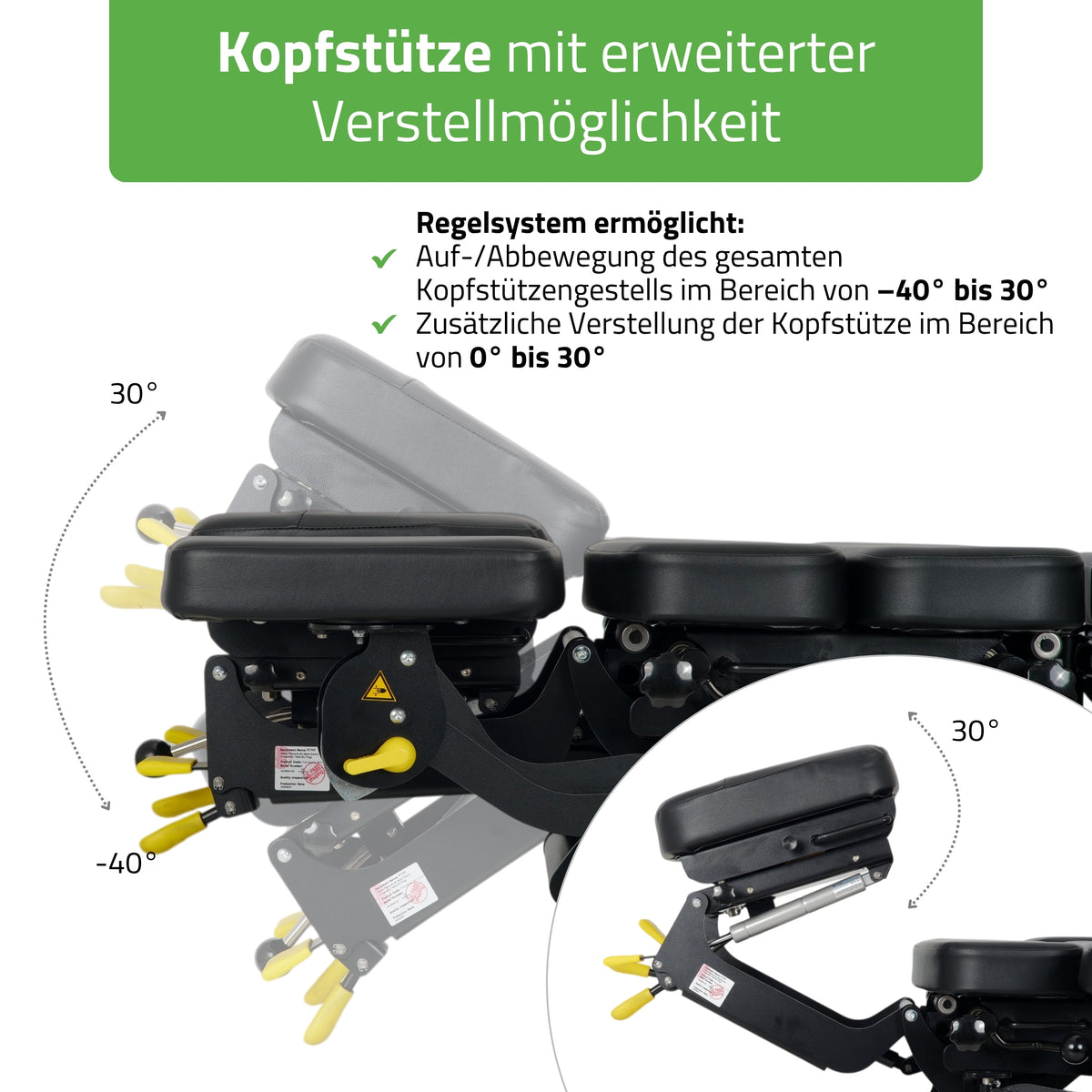 Chiropraktikerliege Elektrisch Therapieliegen Evero Upright Chiro Z7 | Steuerrahmen