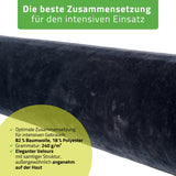 Velours Bezug für Lagerungsrolle mit Gummizug  | 15x60