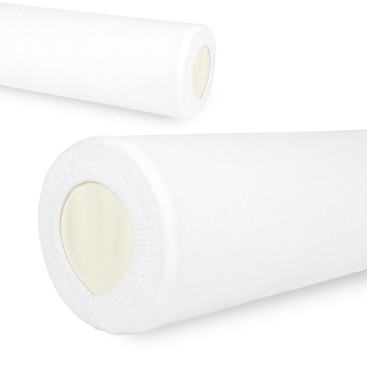 Velours Bezug für Lagerungsrolle mit Gummizug  | 15x60