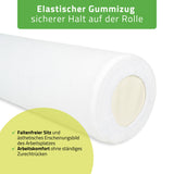 Velours Bezug für Lagerungsrolle mit Gummizug  | 15x60