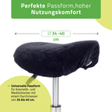 Velours Bezug für Rollhocker mit Gummizug | Durchmesser 34-40 cm