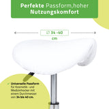 Velours Bezug für Rollhocker mit Gummizug | Durchmesser 34-40 cm