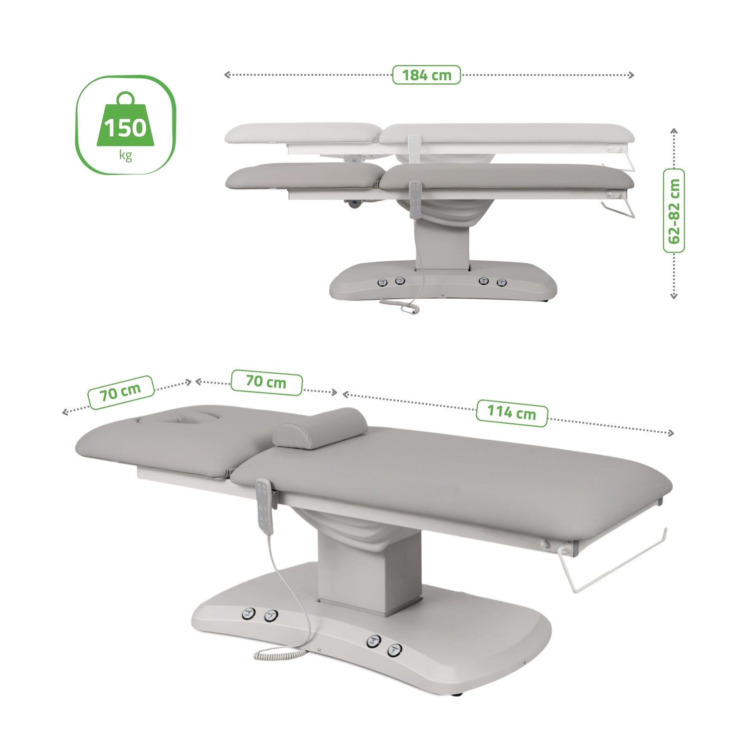 Elektrische Behandlungsliege Estella ERGO 2 | 2 Motoren | 3 Jahre Garantie