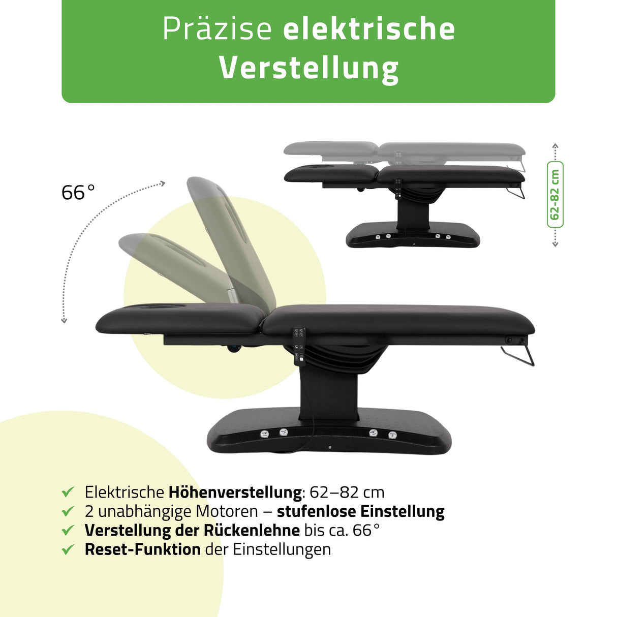 Elektrische Behandlungsliege Estella ERGO 2 | 2 Motoren | 3 Jahre Garantie