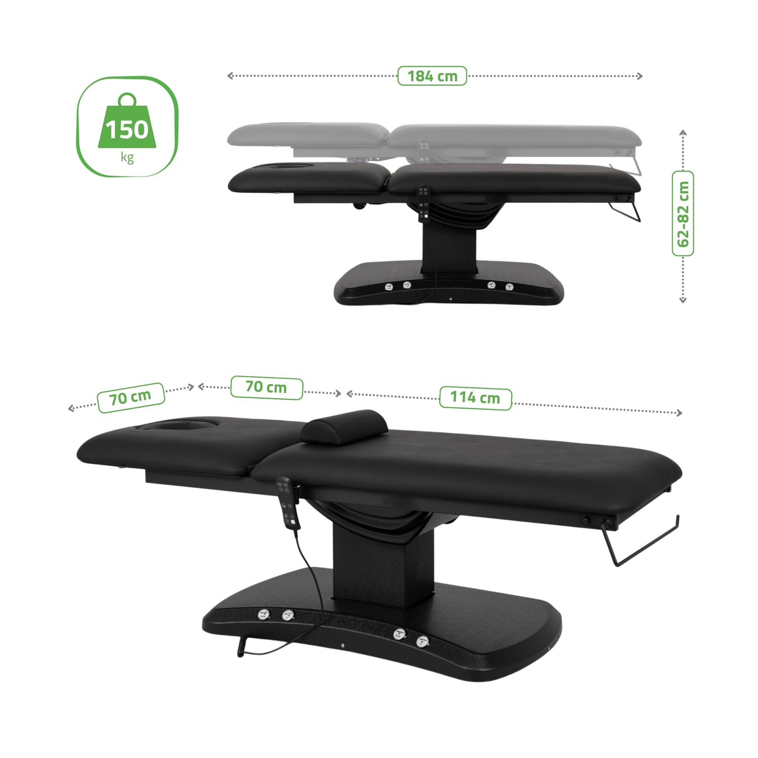 Elektrische Behandlungsliege Estella ERGO 2 | 2 Motoren | 3 Jahre Garantie