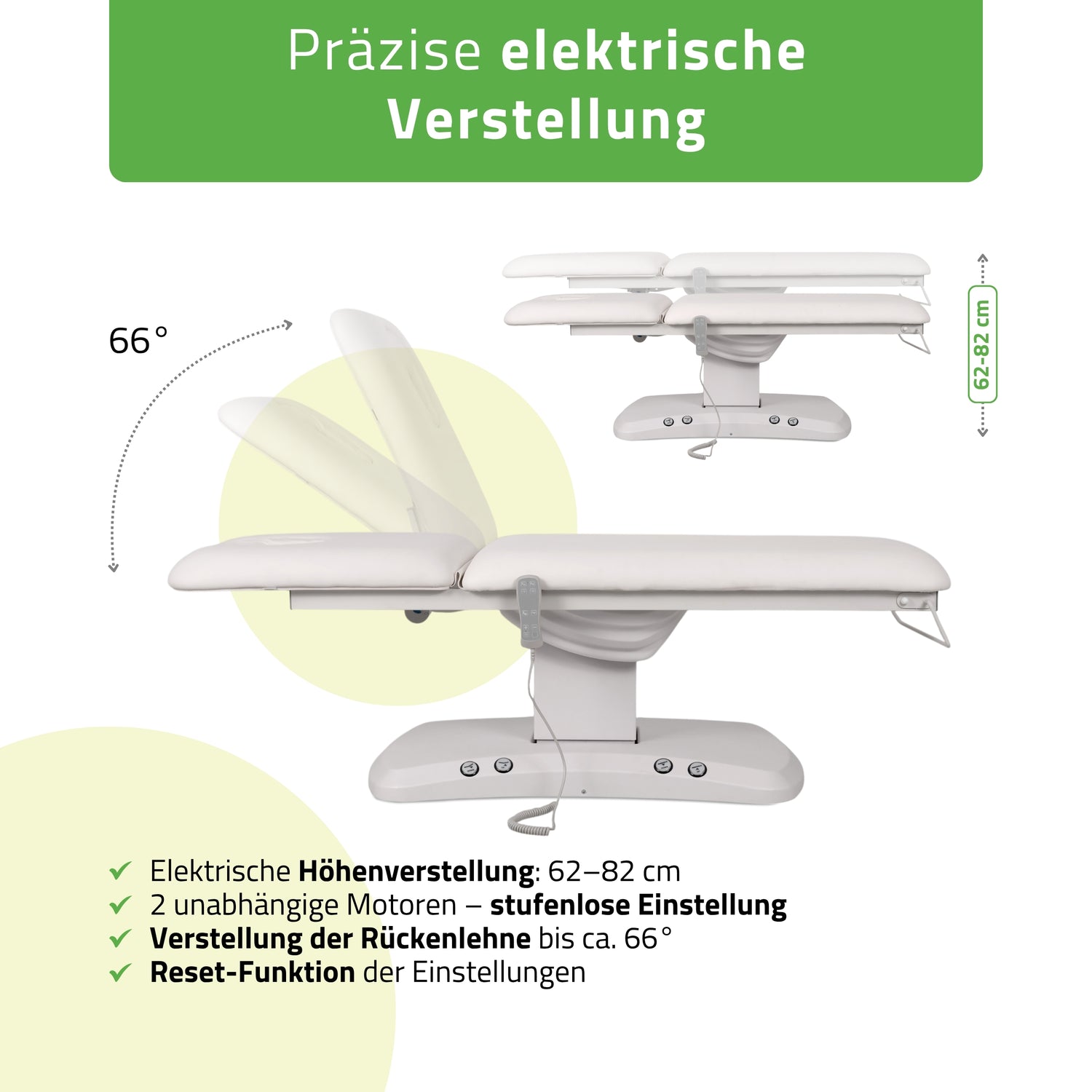 Elektrische Behandlungsliege Estella ERGO 2 | 2 Motoren | 3 Jahre Garantie