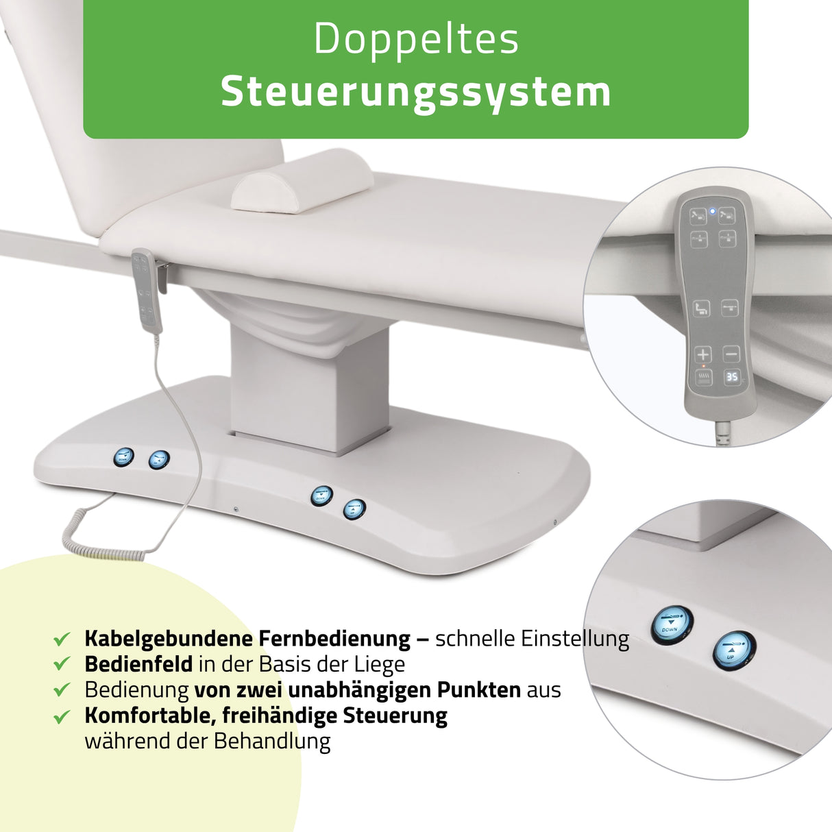 Elektrische Behandlungsliege Estella ERGO 2 | 2 Motoren | 3 Jahre Garantie
