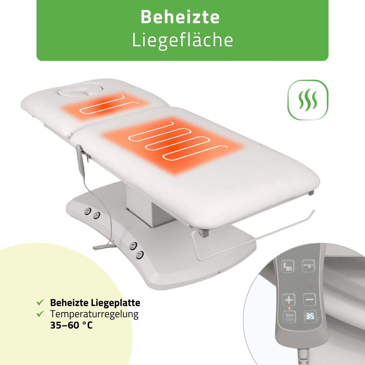 Elektrische Behandlungsliege Estella ERGO 2 | 2 Motoren | 3 Jahre Garantie