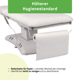 Elektrische Behandlungsliege Estella ERGO 2 | 2 Motoren | 3 Jahre Garantie