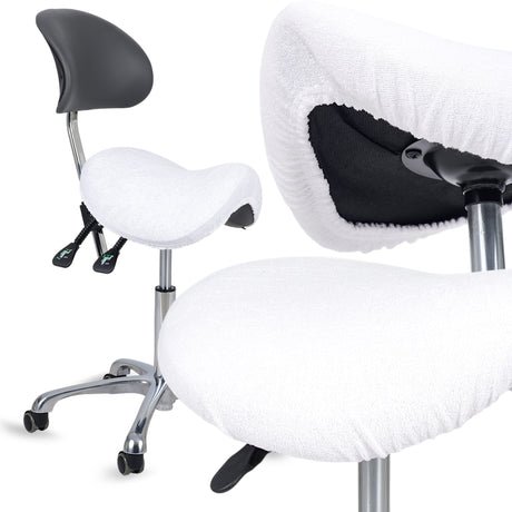 Frottee Bezug für Rollhocker | Durchmesser 34-40 cm