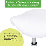 Frottee Bezug für Rollhocker | Durchmesser 34-40 cm