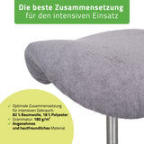 Frottee Bezug für Rollhocker | Durchmesser 34-40 cm