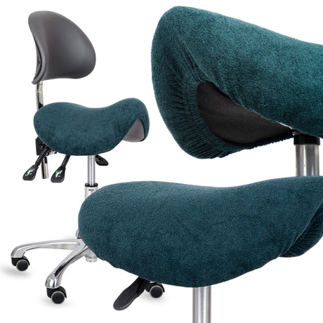 Frottee Bezug für Rollhocker | Durchmesser 34-40 cm