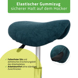 Frottee Bezug für Rollhocker | Durchmesser 34-40 cm