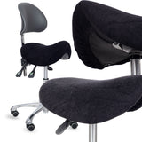 Frottee Bezug für Rollhocker | Durchmesser 34-40 cm