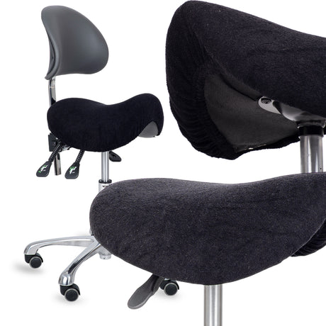 Frottee Bezug für Rollhocker | Durchmesser 34-40 cm